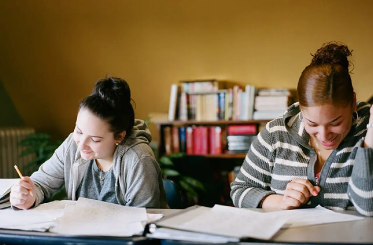 Students at the Care Center in Holyoke