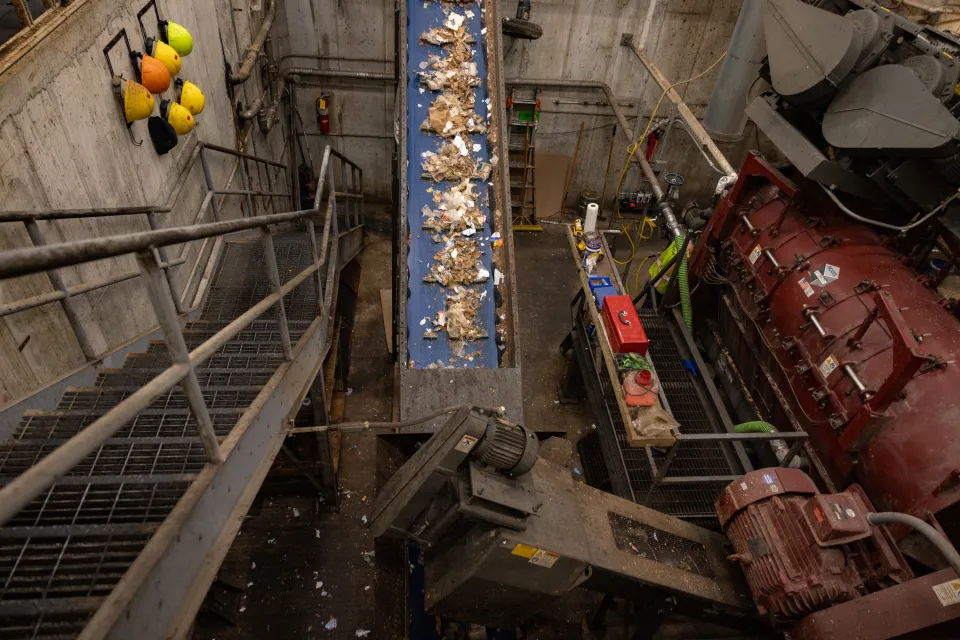 A Vanguard machine sorting recycling and Thor